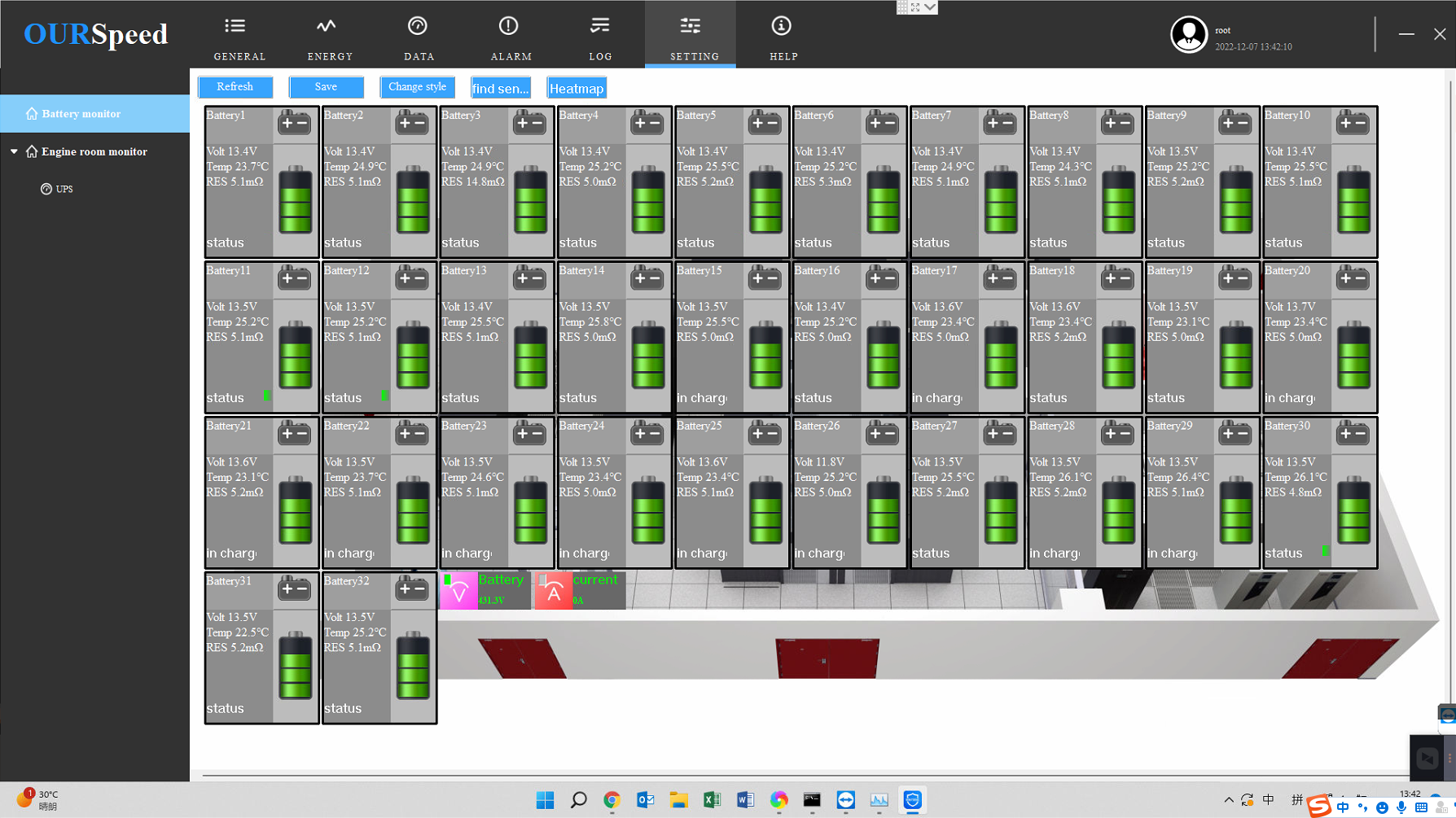 <font color='red'><font color='red'>蓄電池</font></font>在線監(jiān)測系統(tǒng)實(shí)時